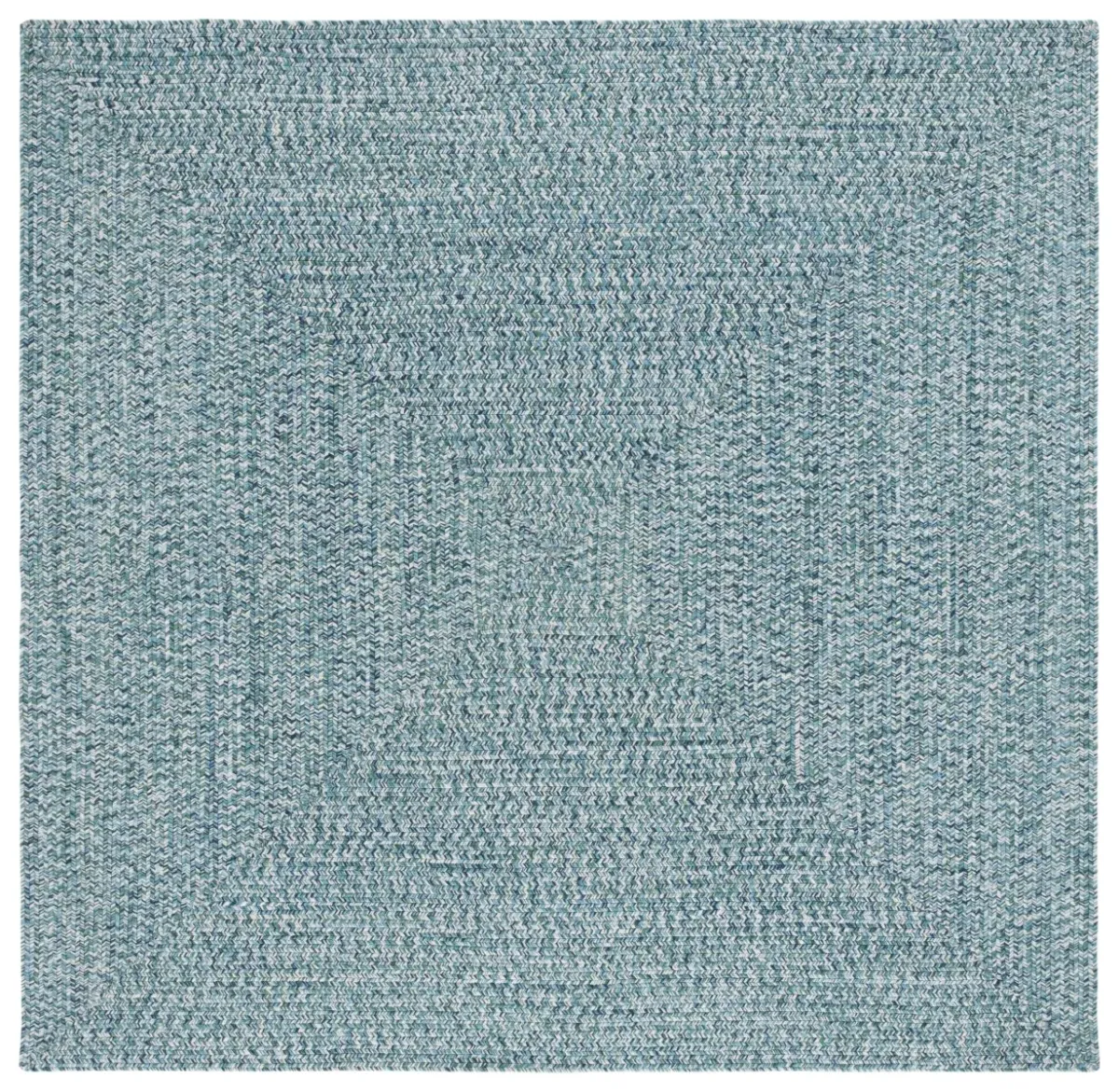 BRAIDED 201 TEAL  4' x 4' Square Square Rug