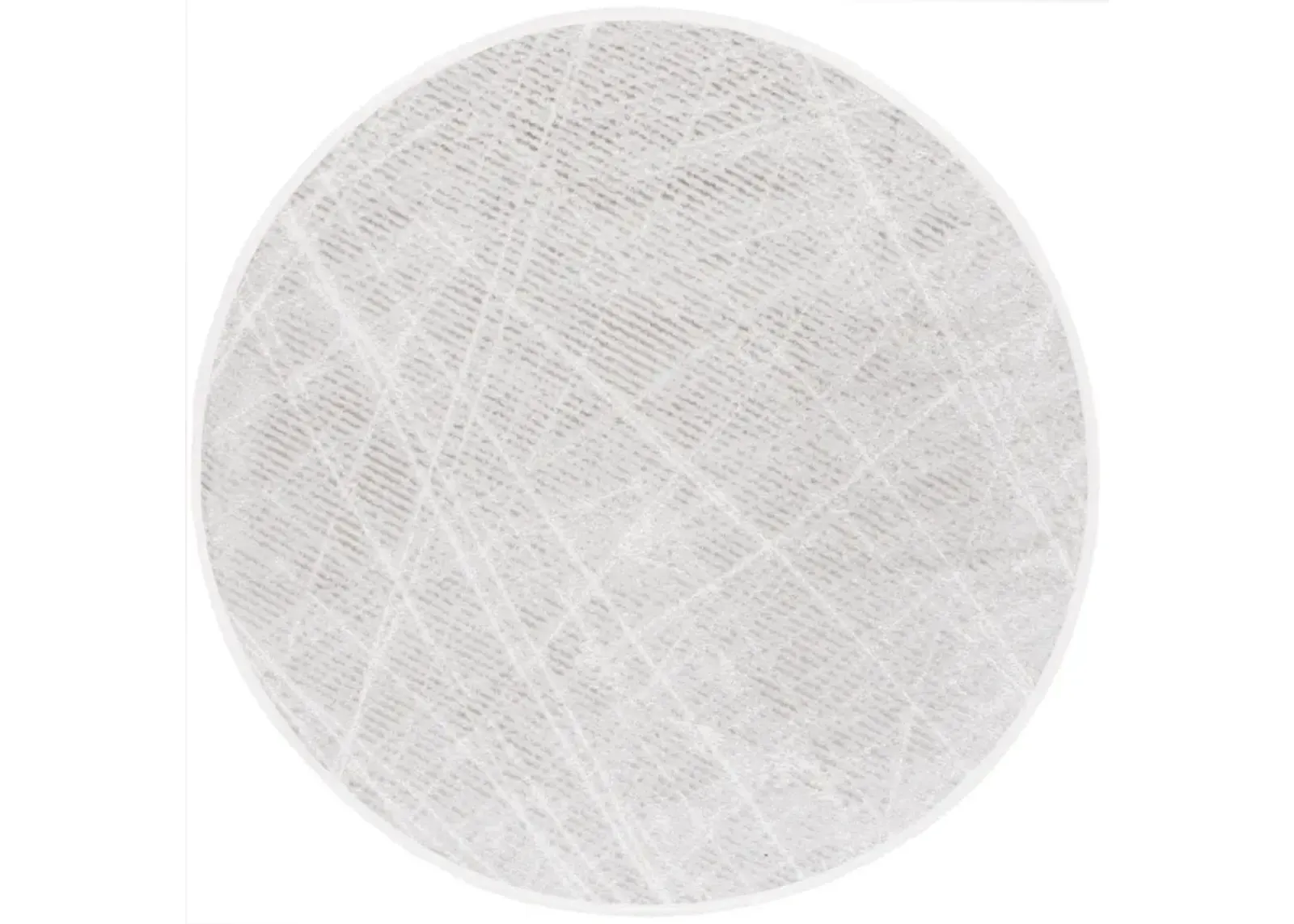 MILA 236 GREY  6'-7' x 6'-7' Round Round Rug