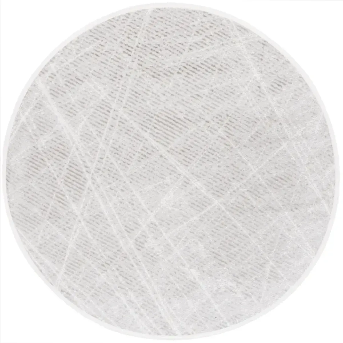 MILA 236 GREY  6'-7' x 6'-7' Round Round Rug