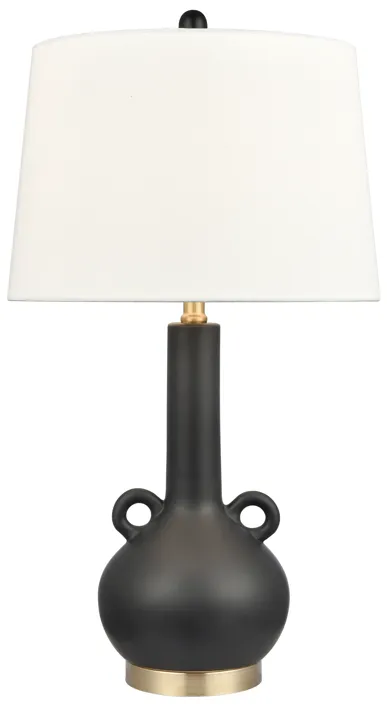 Sanderson 27" High 1-Light Table Lamp - Matte Black