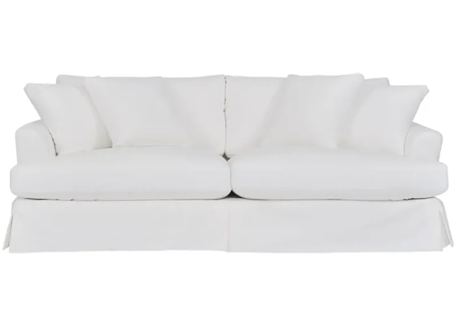 Ciara 93" Upholstered Sofa in Pearl