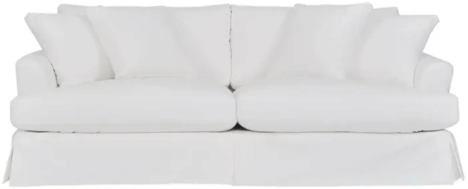 Ciara 93" Upholstered Sofa in Pearl