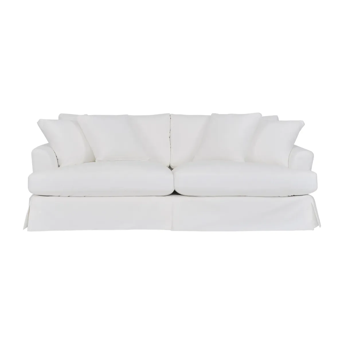 Ciara 93" Upholstered Sofa in Pearl