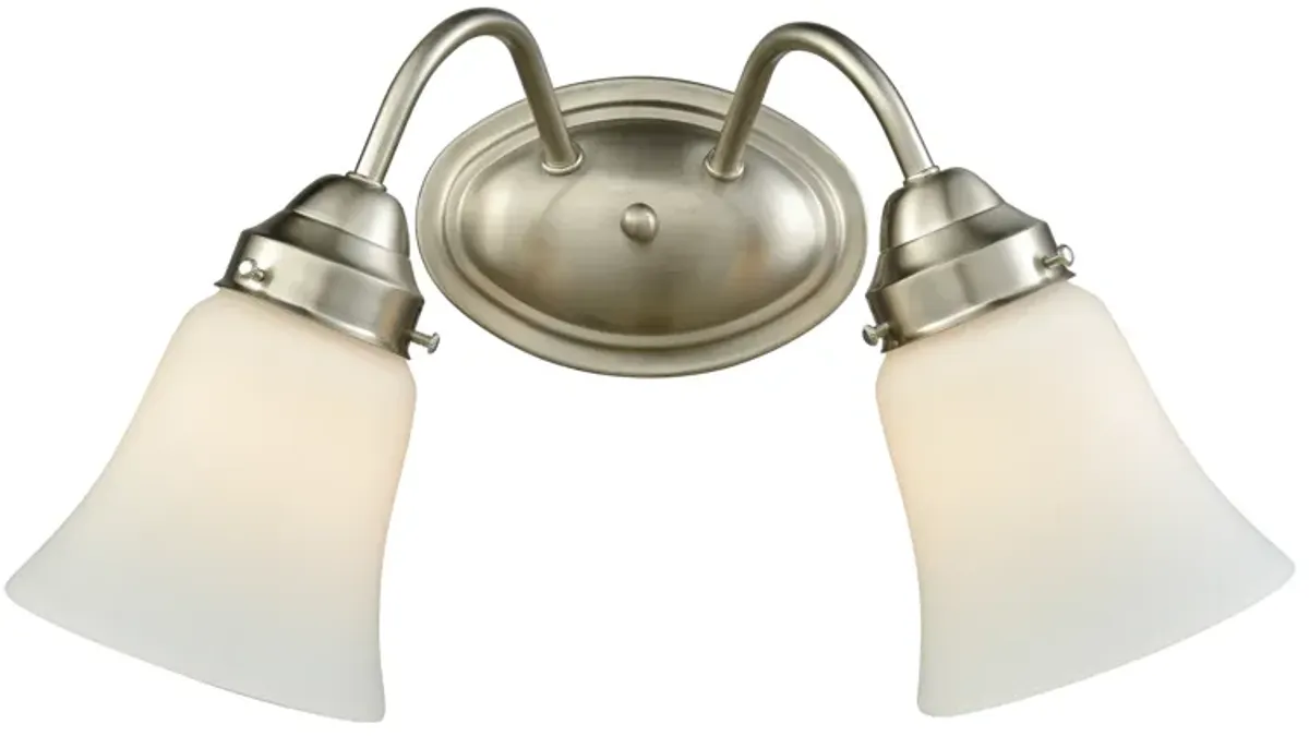 Califon 13" Wide 2-Light Vanity Light - Brushed Nickel