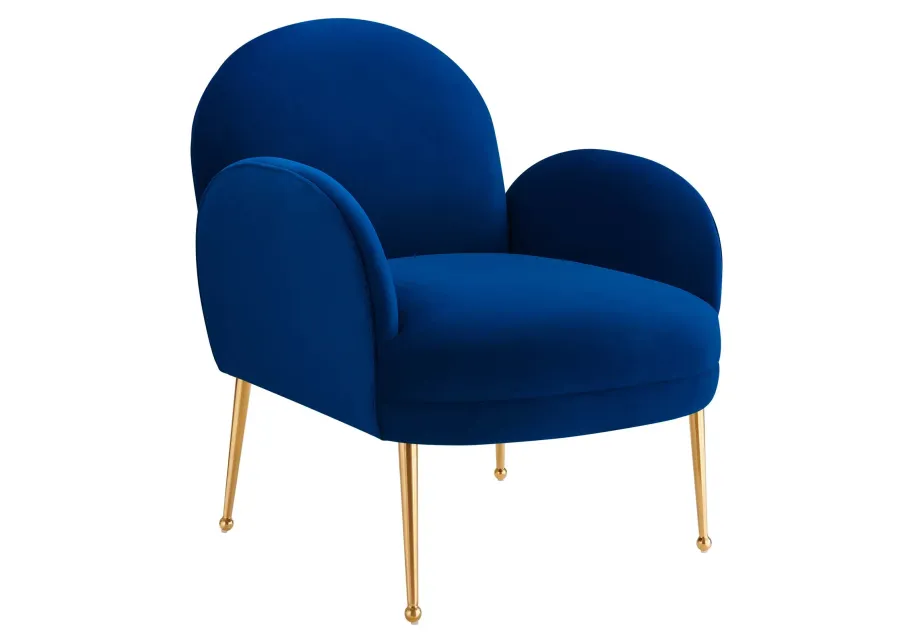 Transcend Performance Velvet Armchair