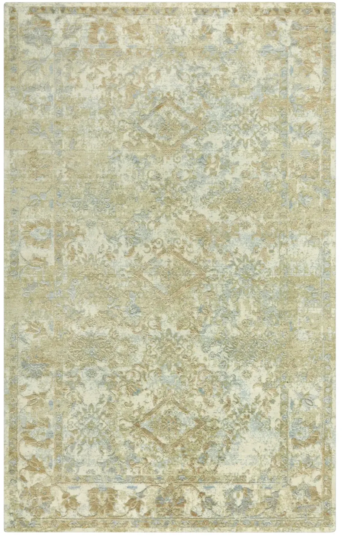 Artistry Beige Classic NZ Wool/Tencel Blend 9'x12' Rectangle Rug