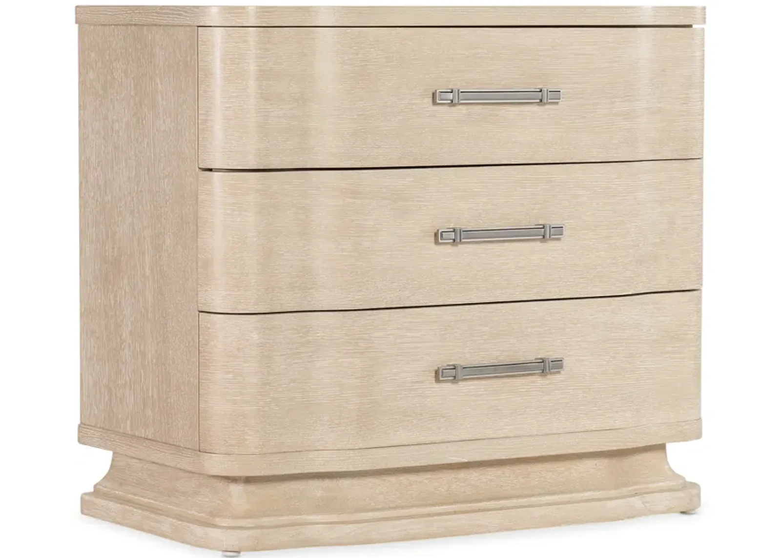 Nouveau Chic Three Drawer Nightstand