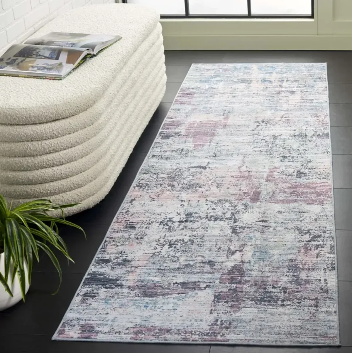 MALIBU 944 PLUM  2'-6' x 8' Runner Rug