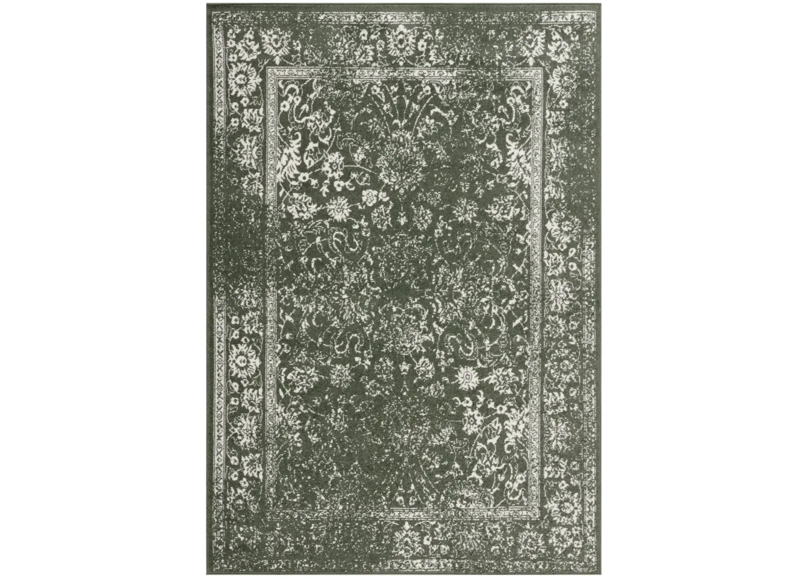 ADIRONDACK 109 DARK GREEN  6' x 9' Medium Rectangle Rug