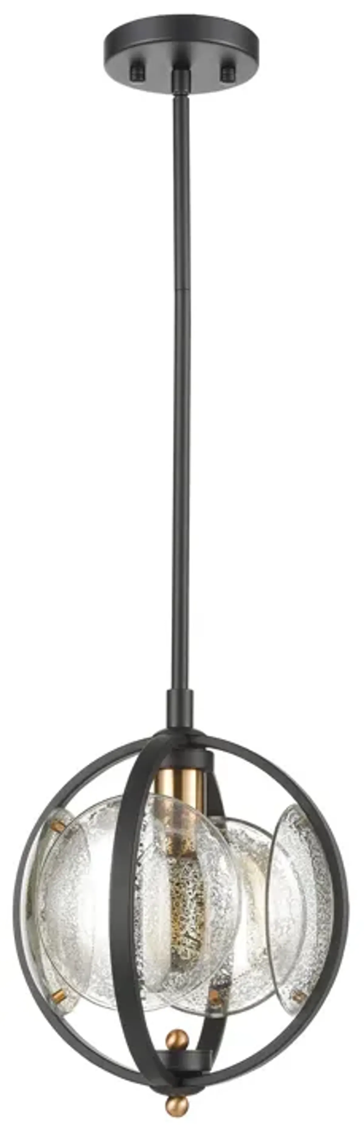 Oriah 10" Wide 1-Light Mini Pendant - Matte Black