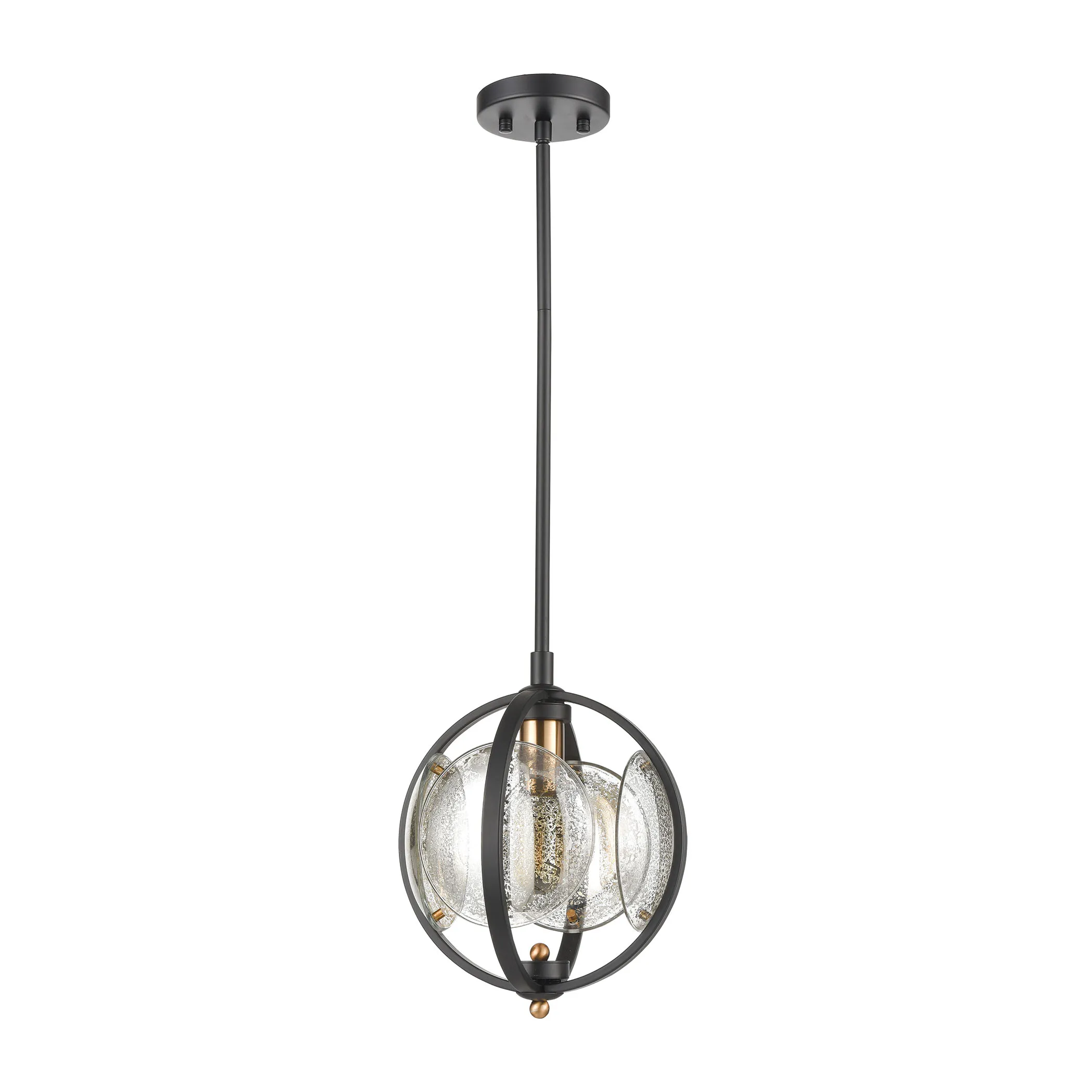 Oriah 10" Wide 1-Light Mini Pendant - Matte Black