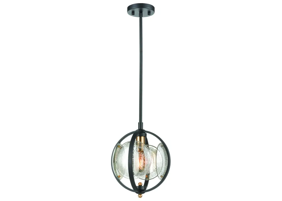 Oriah 10" Wide 1-Light Mini Pendant - Matte Black