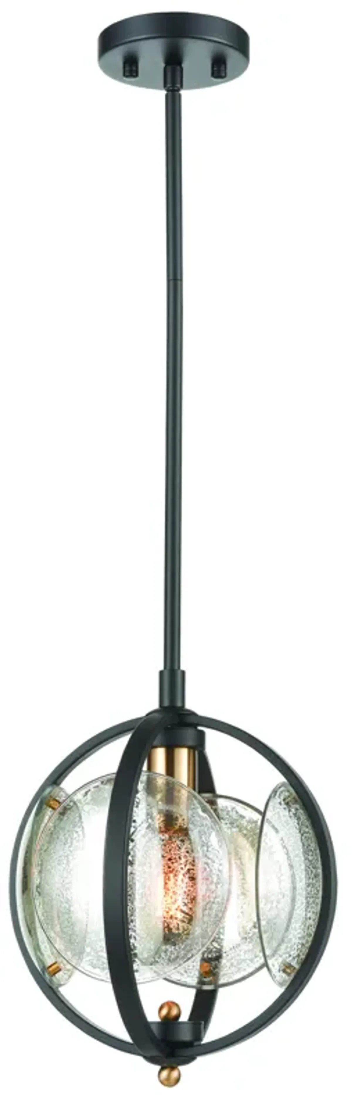 Oriah 10" Wide 1-Light Mini Pendant - Matte Black