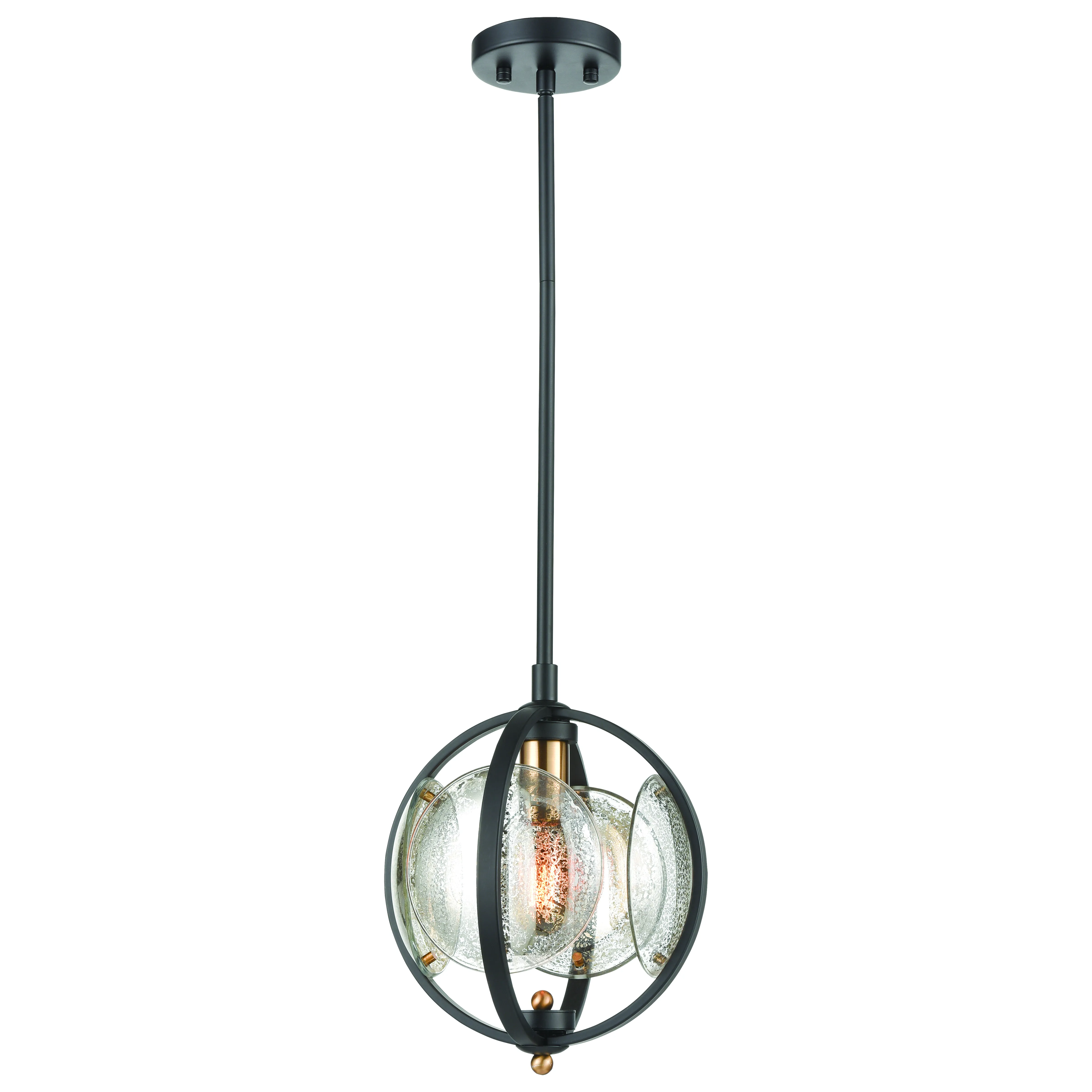 Oriah 10" Wide 1-Light Mini Pendant - Matte Black