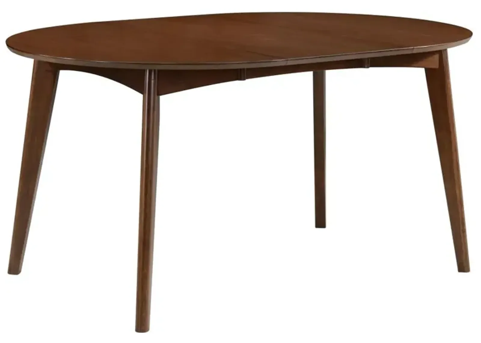 Jedda Oval Dining Table Dark Walnut