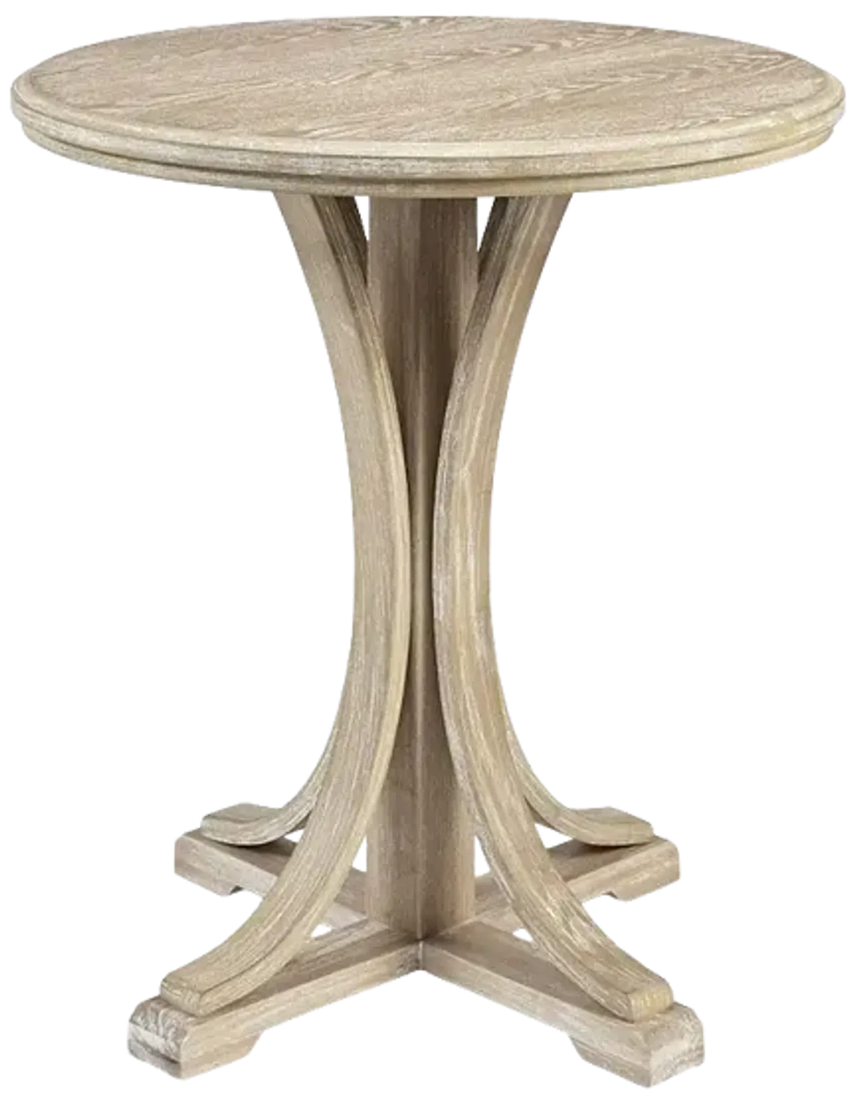 Martha Stewart Fatima Reclaimed Wheat Round Accent Table