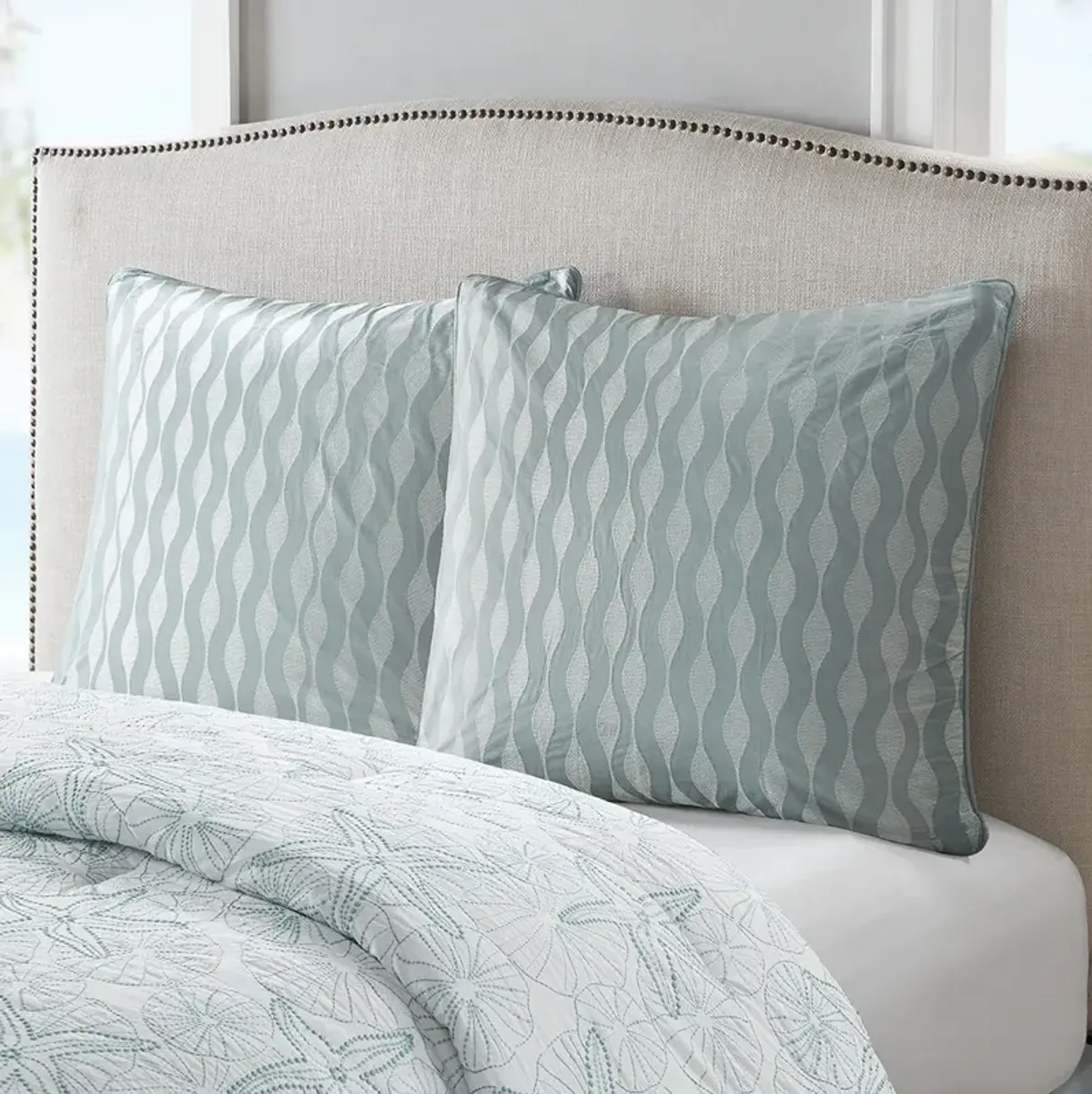 Harbor House Maya Bay Blue Euro Sham