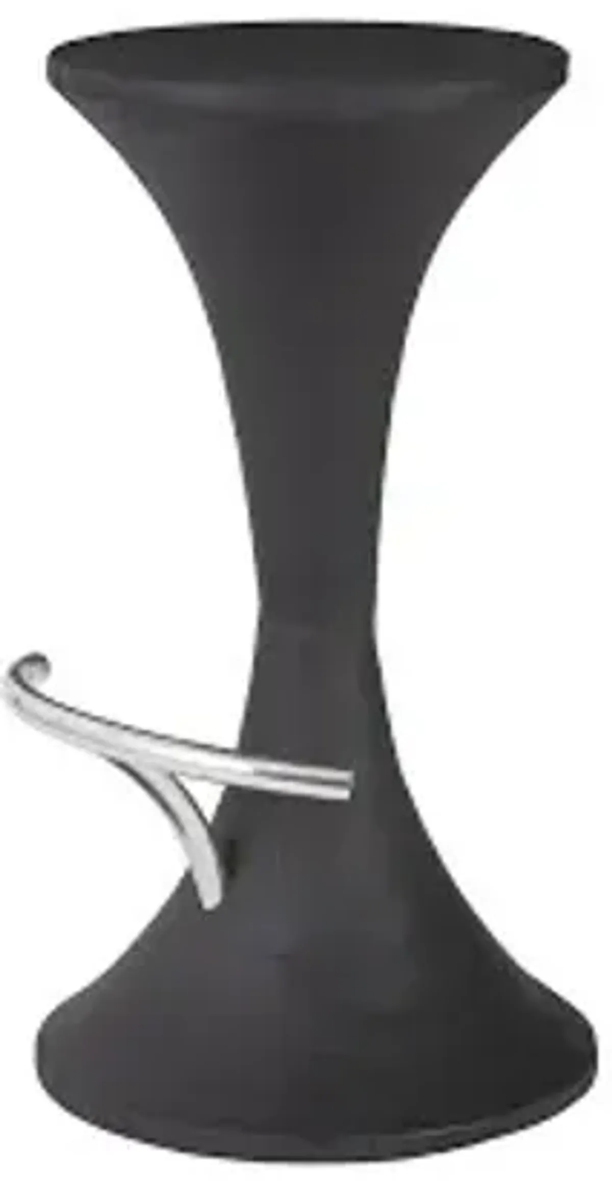 marley bar stool, burnt, stainless steel foot rest