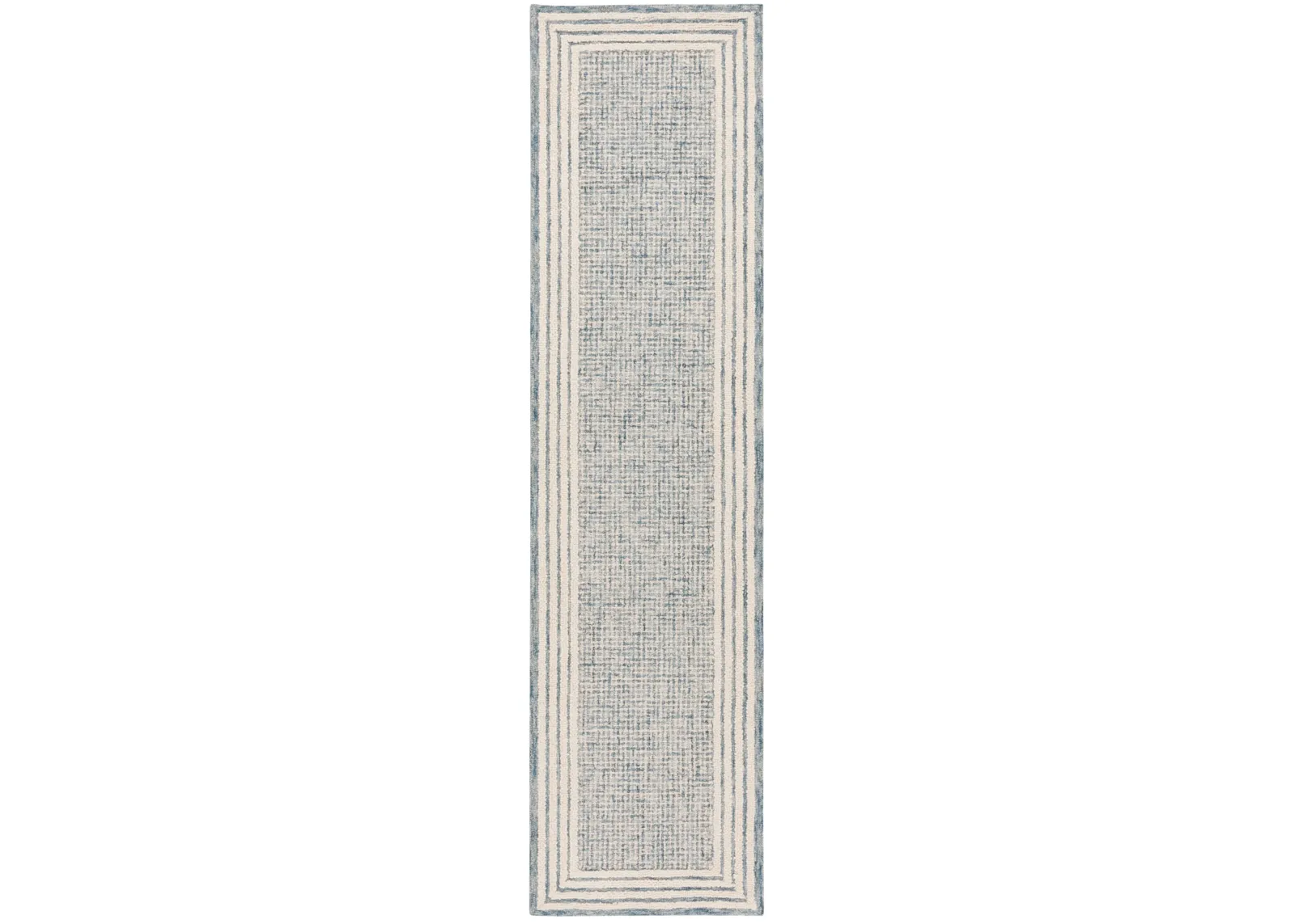 EBONY 425 BLUE  2'-3' x 9' Runner Rug