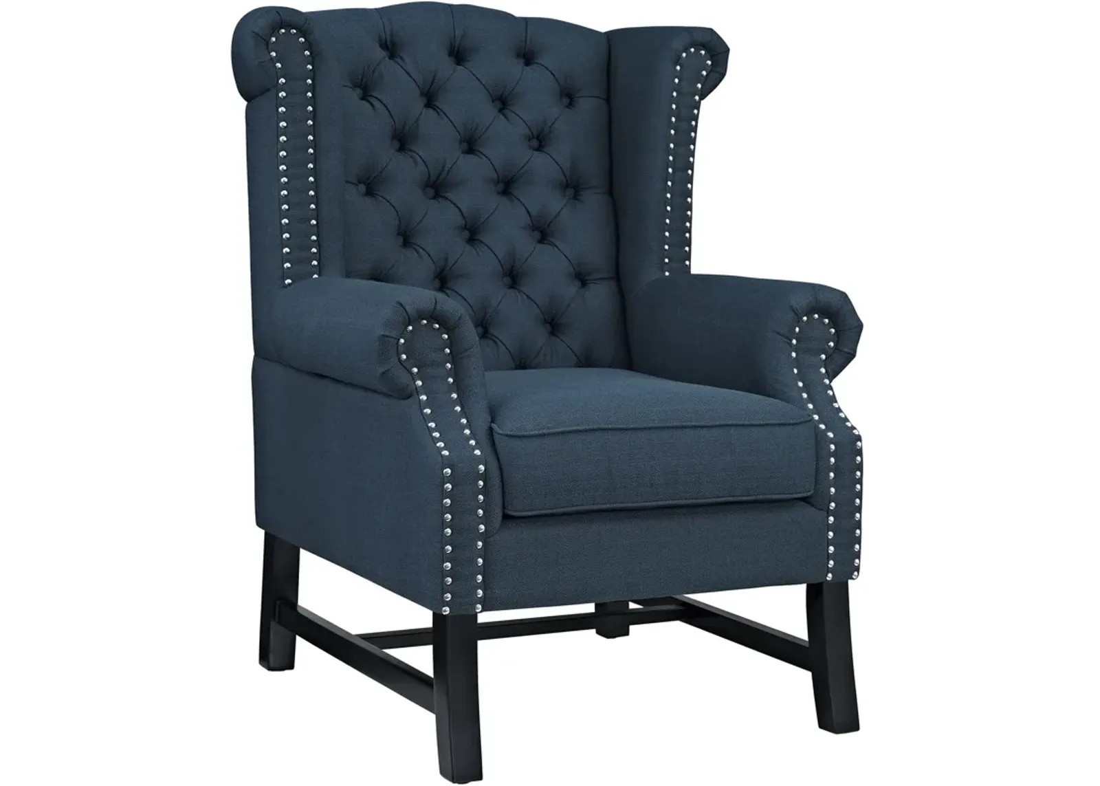 Steer Upholstered Fabric Armchair