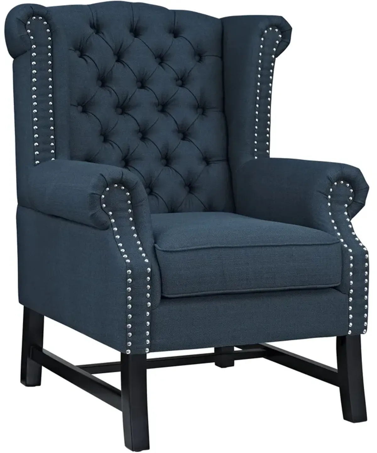 Steer Upholstered Fabric Armchair