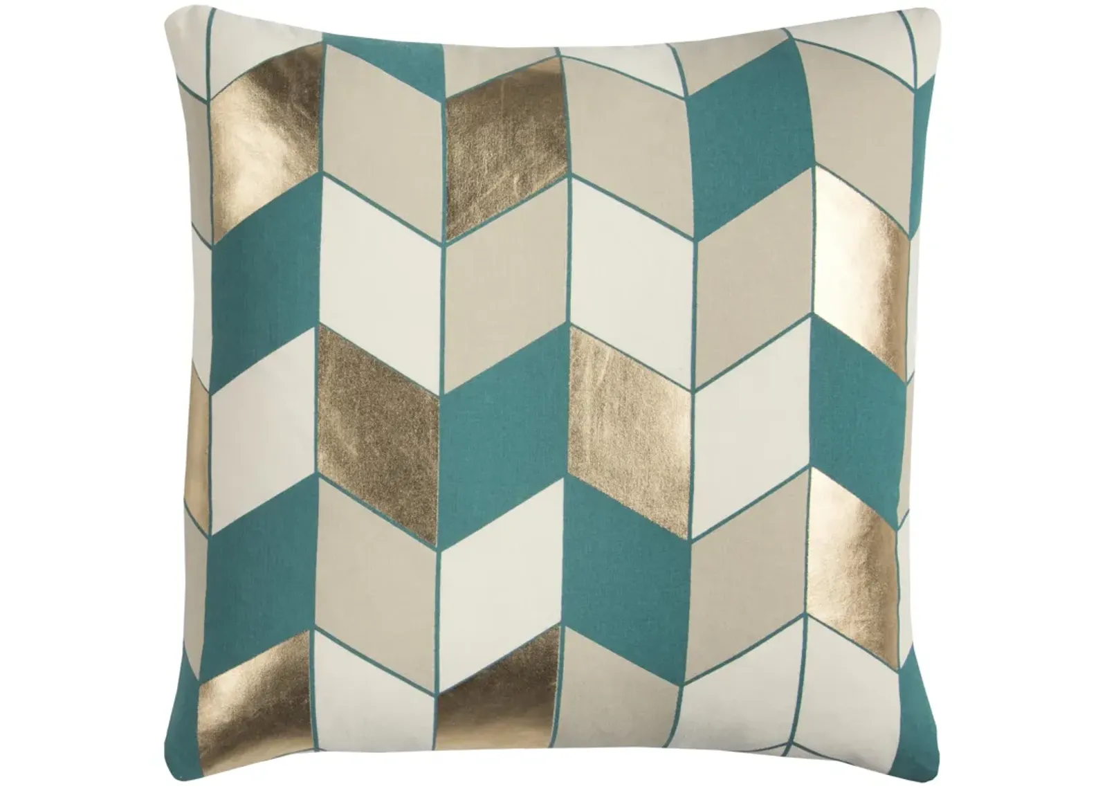 Rachel Kate Geometric Khaki Pillow