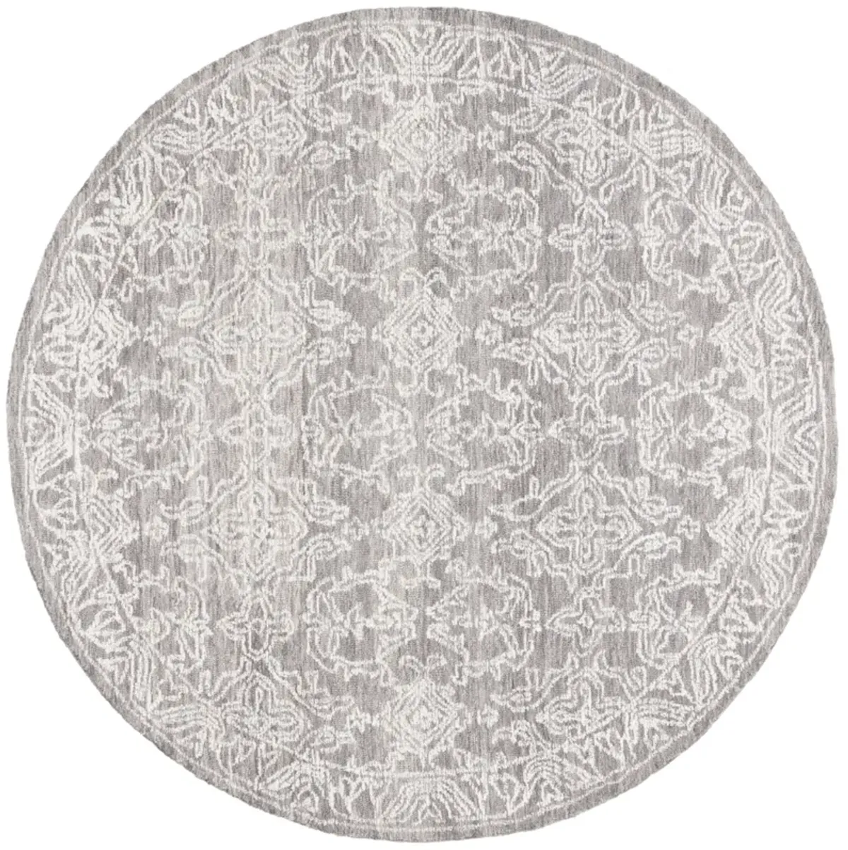 EBONY 302 IVORY  6' x 6' Round Round Rug