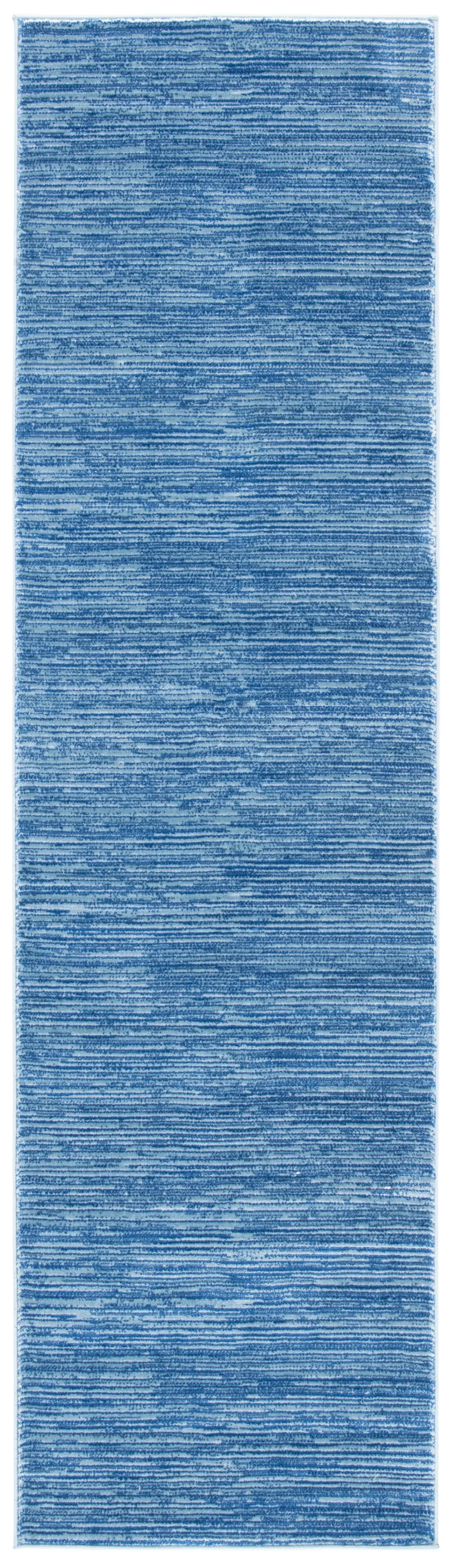 VISION 606 BLUE 2'-2' x 16' Runner Rug