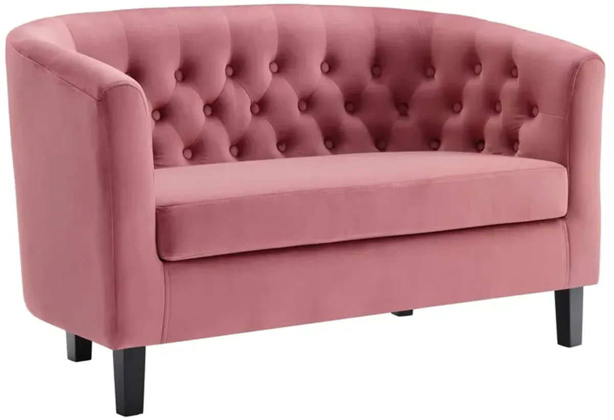 Prospect Performance Velvet Loveseat