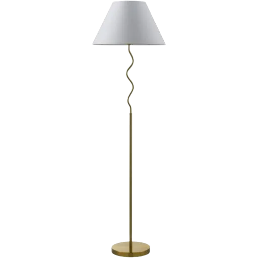 Meander MED-001 62"H x 18"W x 18"D Accent Floor Lamp