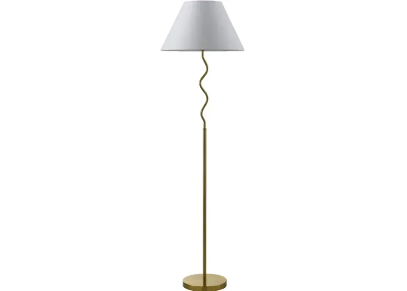 Meander MED-001 62"H x 18"W x 18"D Accent Floor Lamp