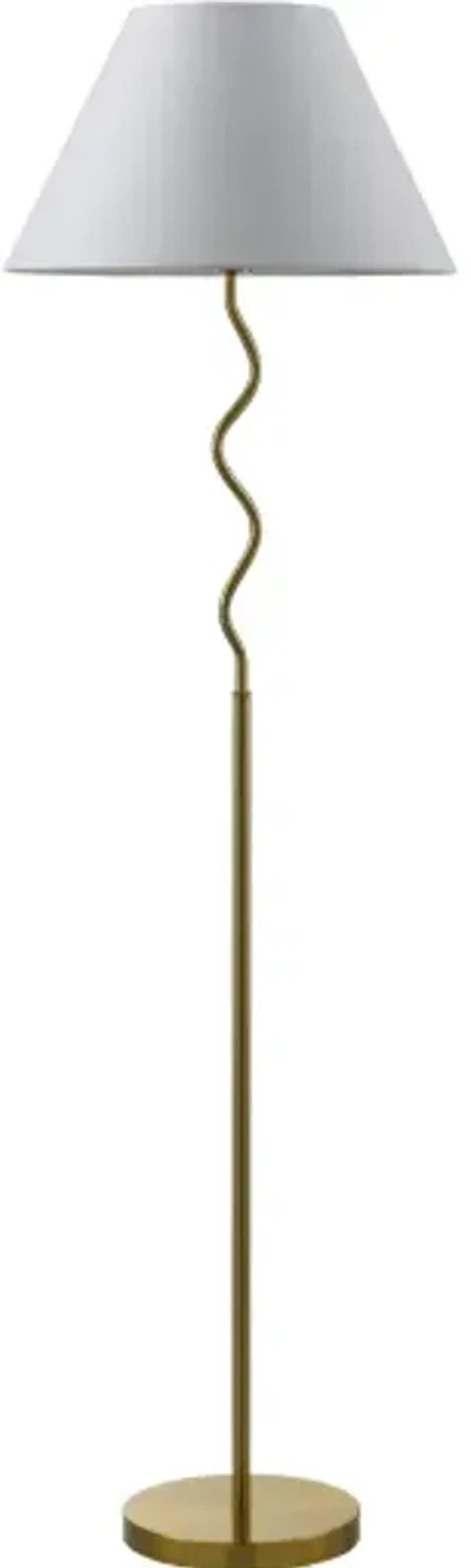 Meander MED-001 62"H x 18"W x 18"D Accent Floor Lamp