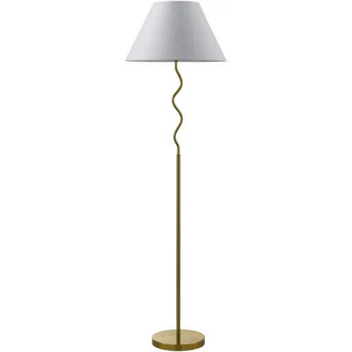 Meander MED-001 62"H x 18"W x 18"D Accent Floor Lamp