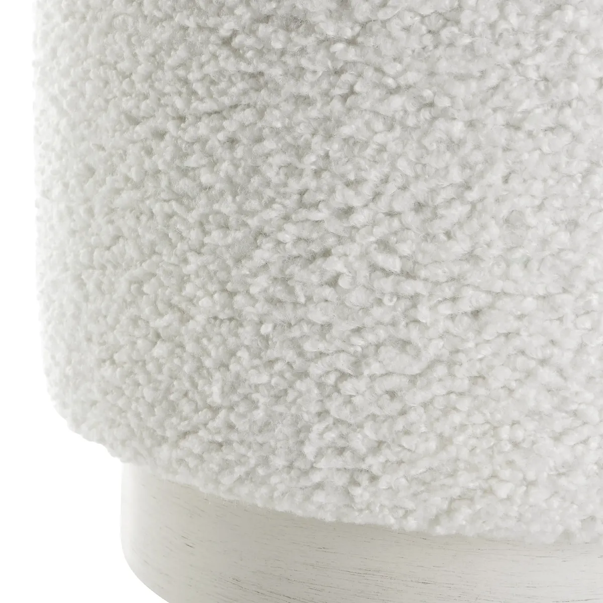 Avila White Ottoman