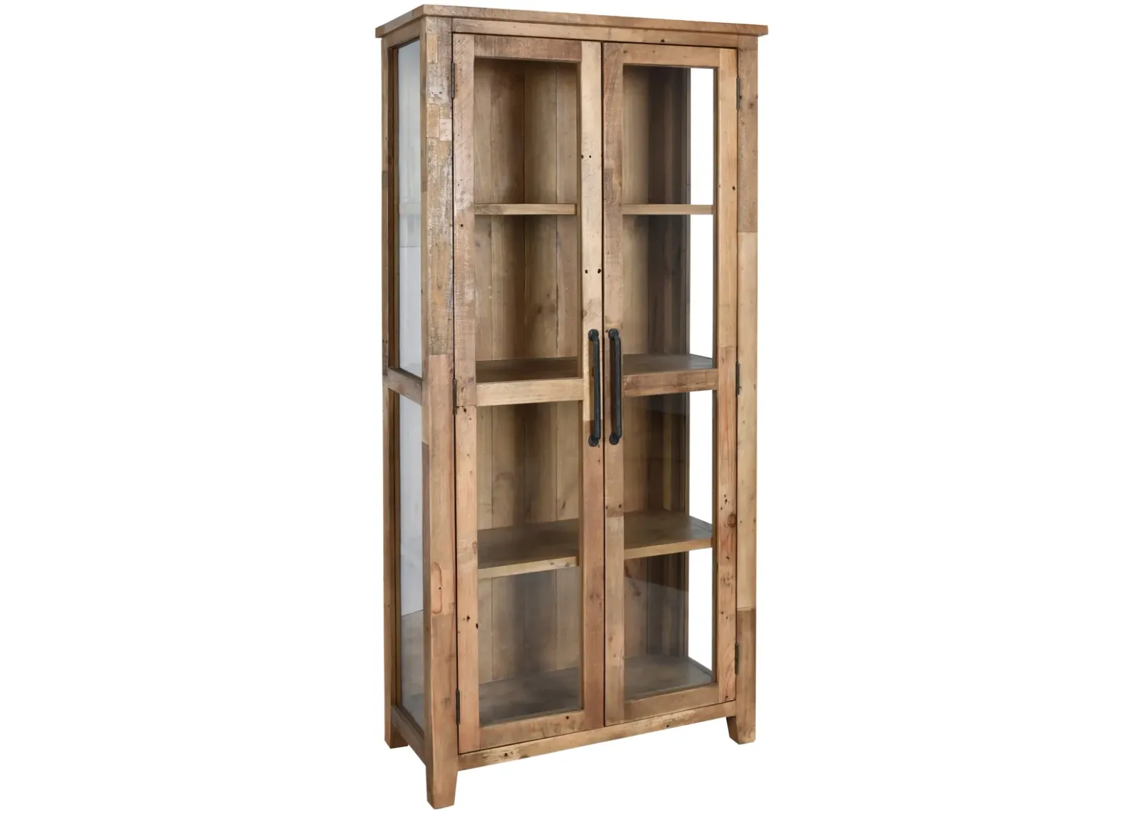 Emma Reclaimed Pine Display Cabinet