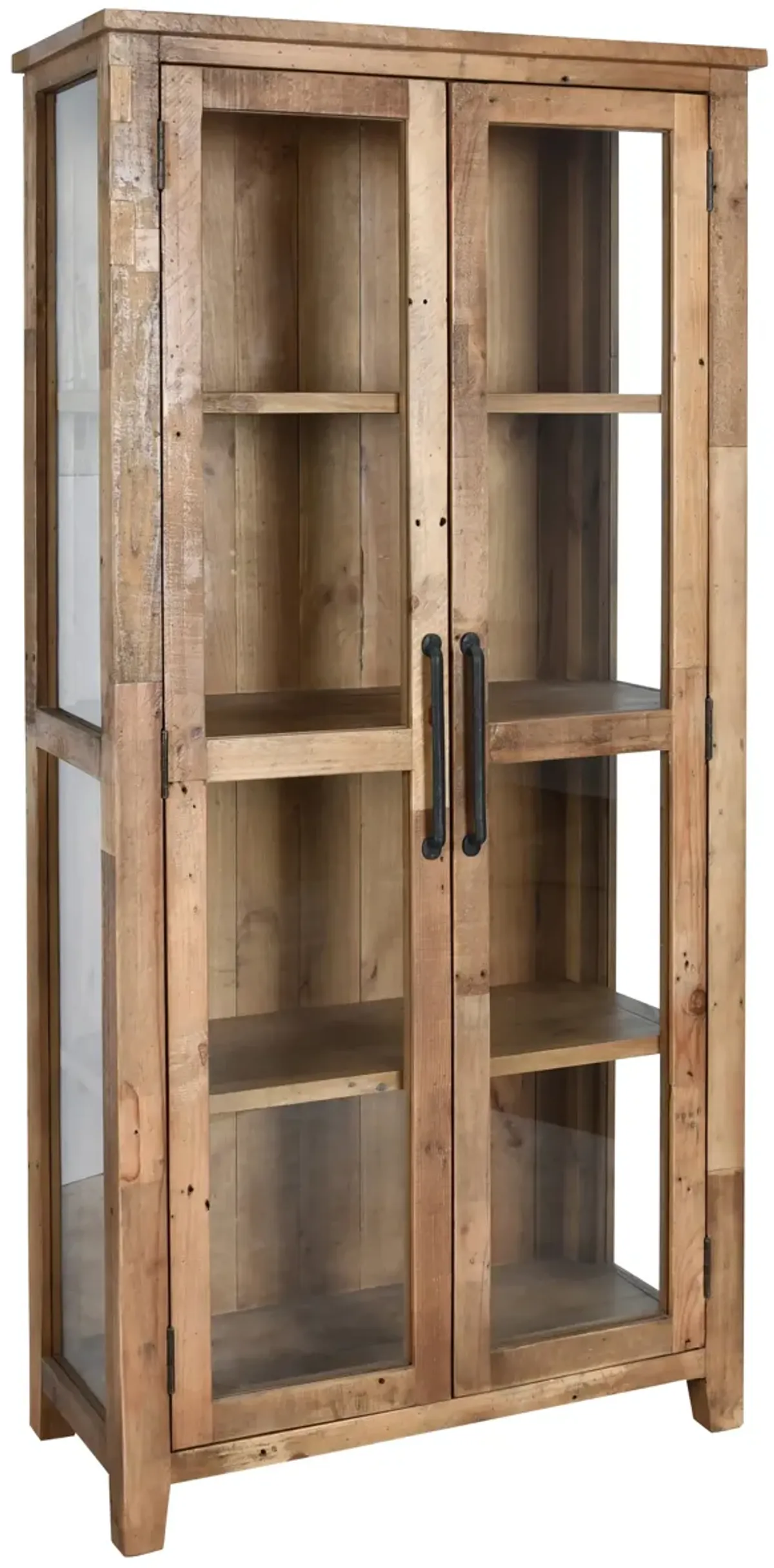 Emma Reclaimed Pine Display Cabinet