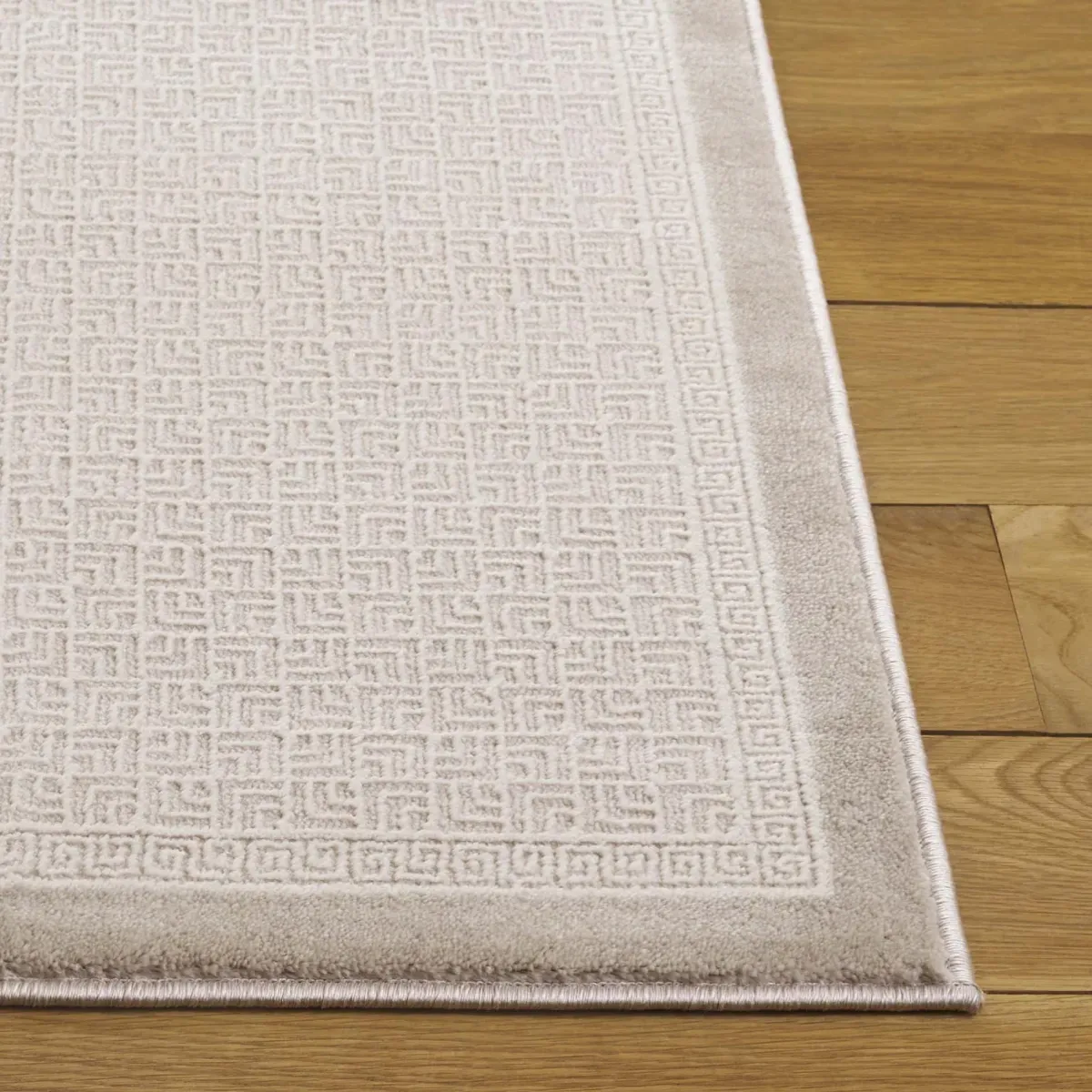 PRESTIGE 132 BEIGE 9' x 12' Large Rectangle Rug