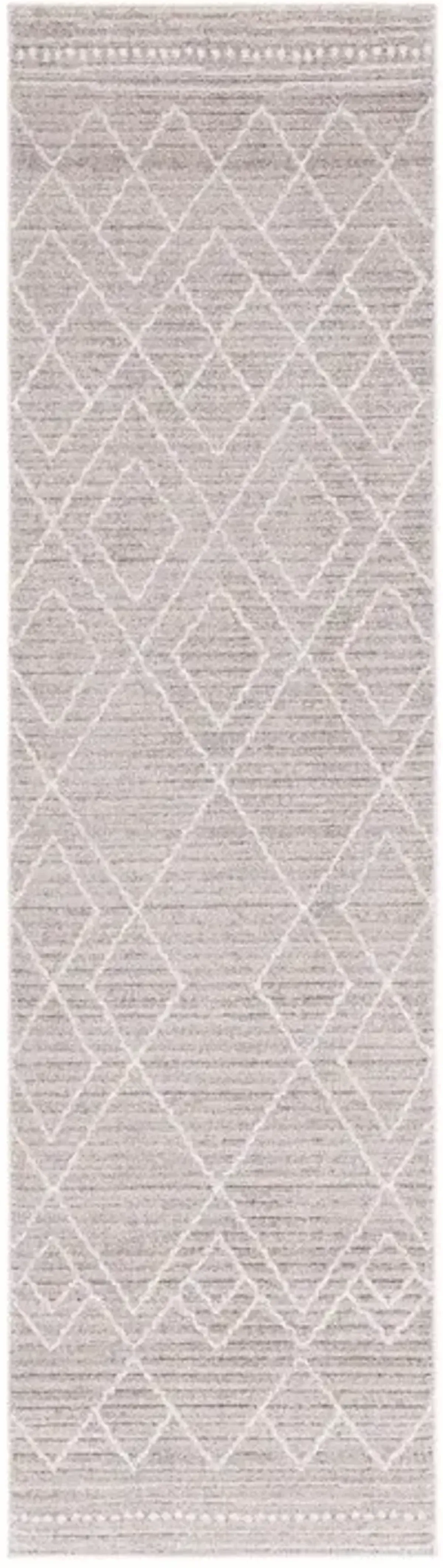 JADE 100 Beige 2'-2' X 8' Runner Rug