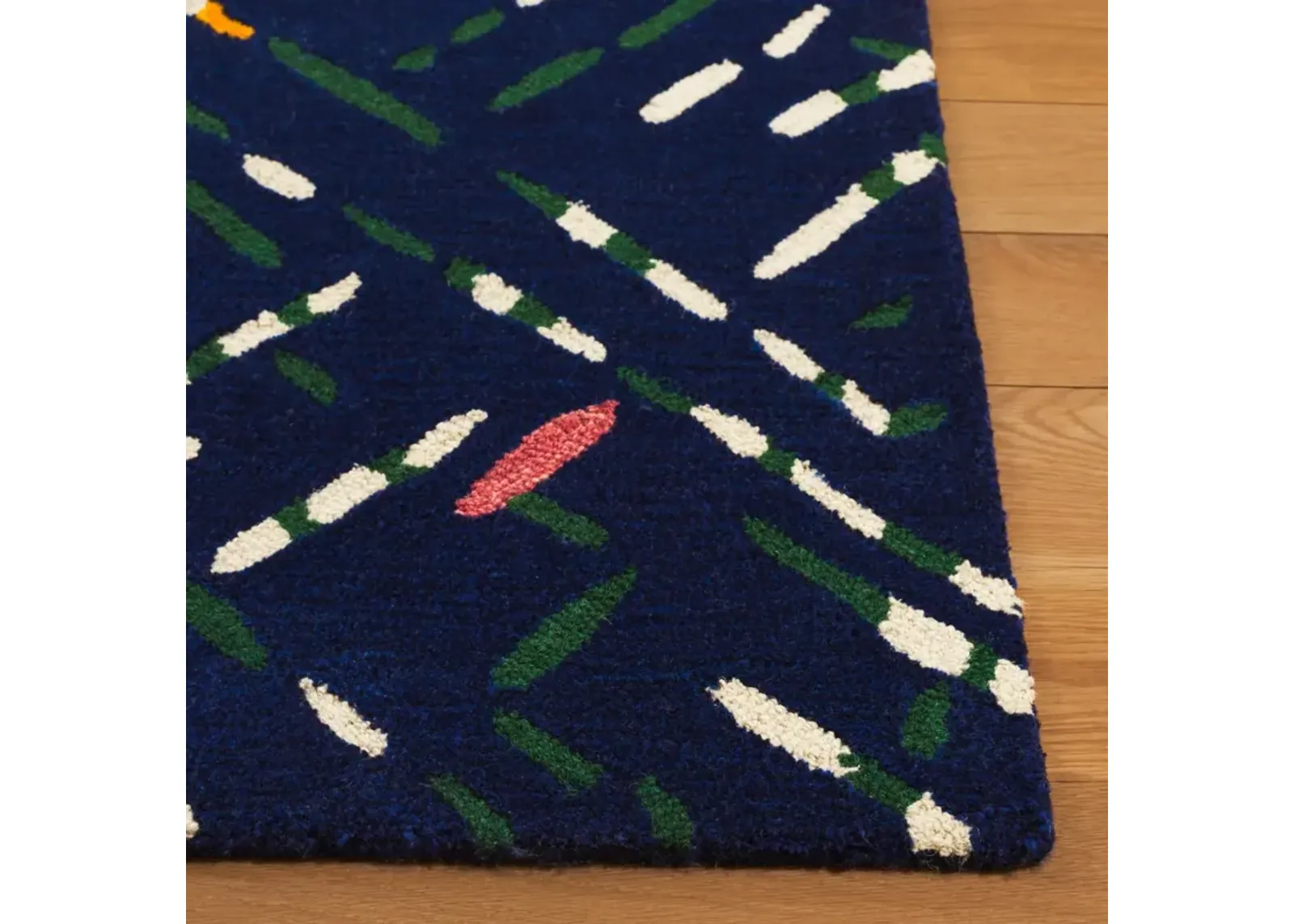 METRO 252 NAVY  6' x 6' Square Square Rug