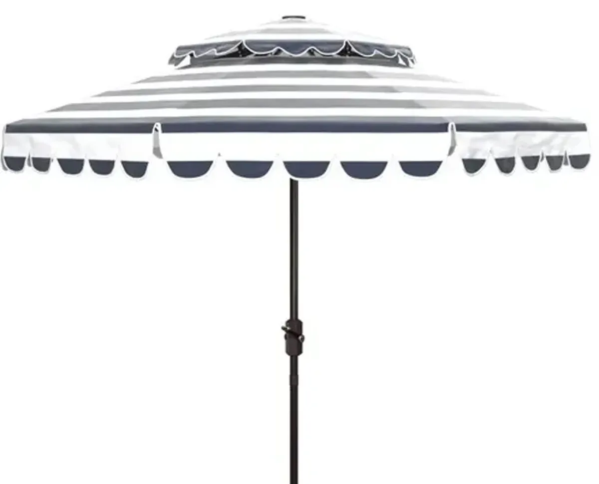 Vienna 9ft Rnd Double Top Crank Umbrella