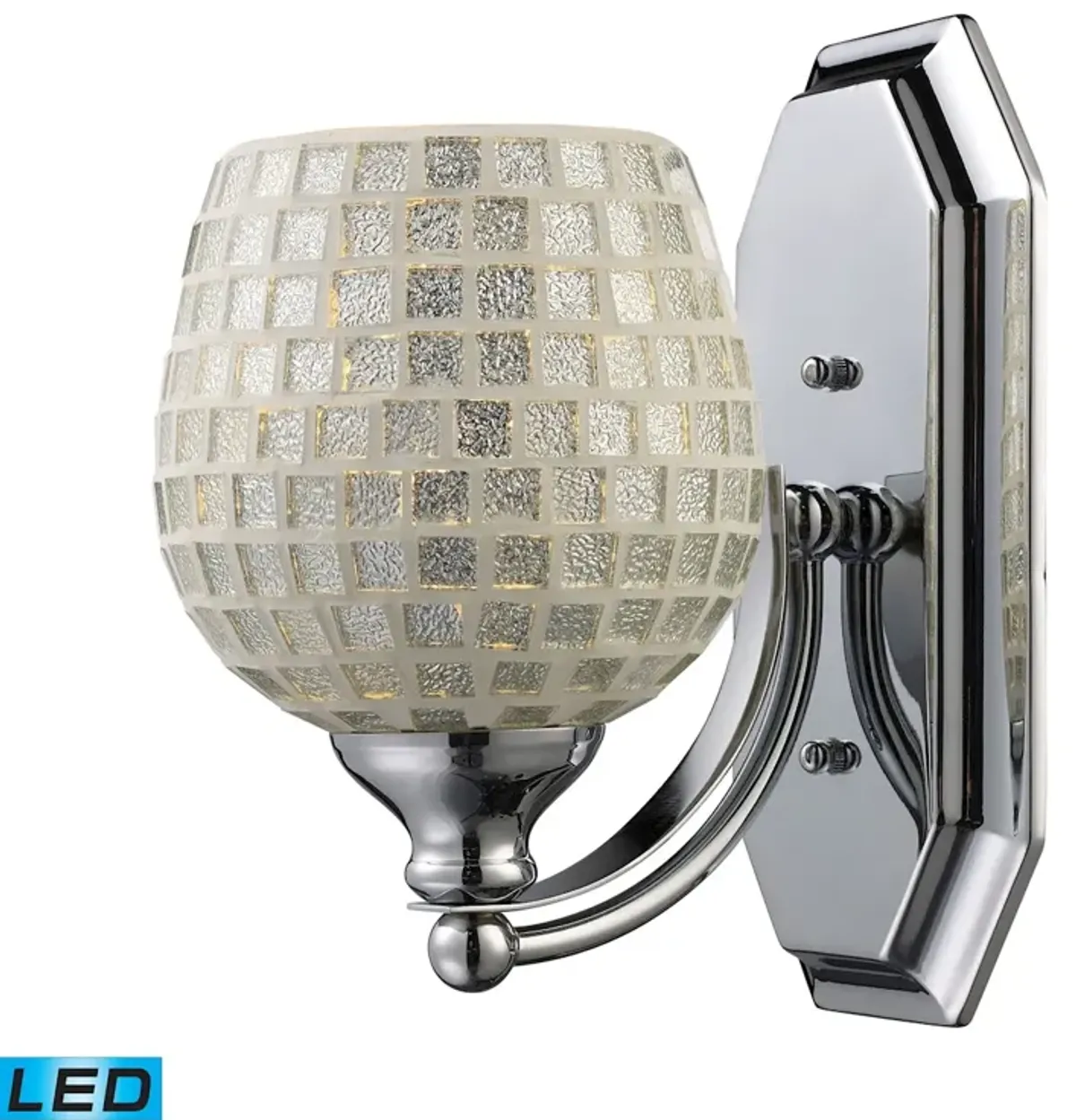 Mix and Match Vanity 5" Wide 1-Light Vanity Light - Polished Chrome