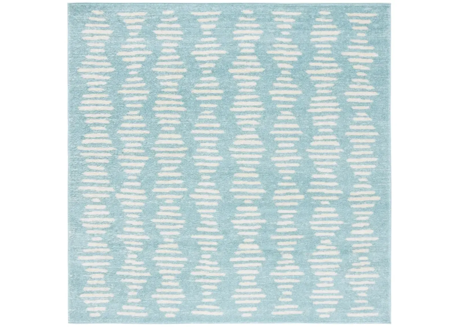 TULUM 644 TURQUOISE  6'-7' x 6'-7' Square Square Rug