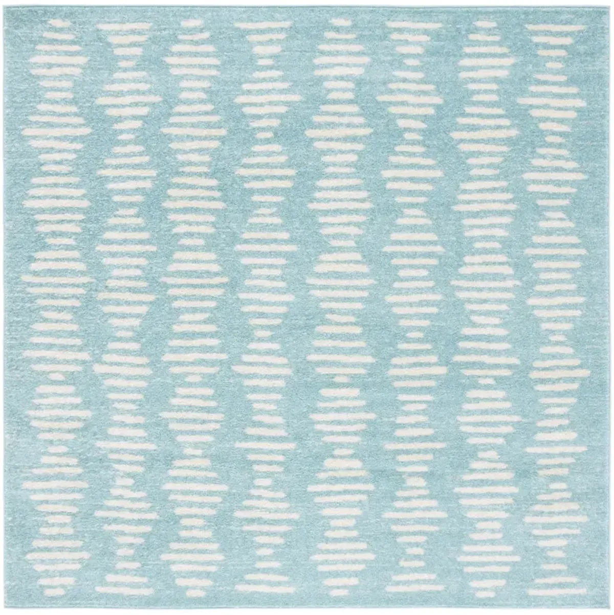 TULUM 644 TURQUOISE  6'-7' x 6'-7' Square Square Rug