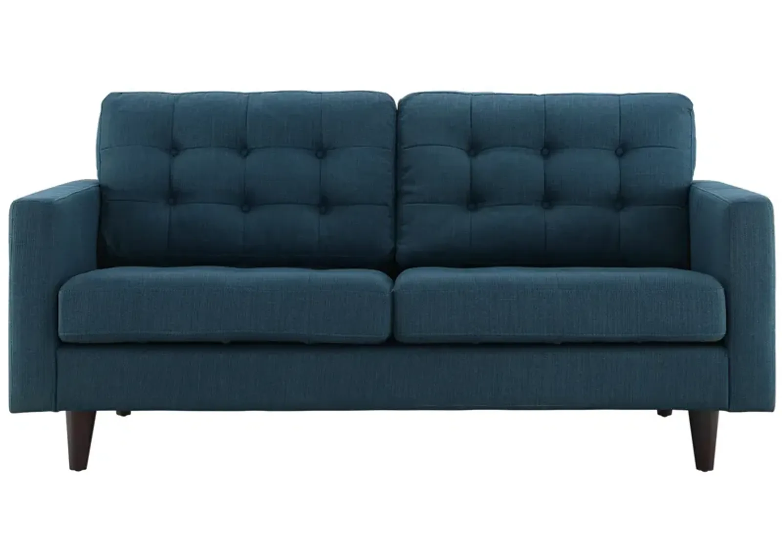 Empress Upholstered Fabric Loveseat