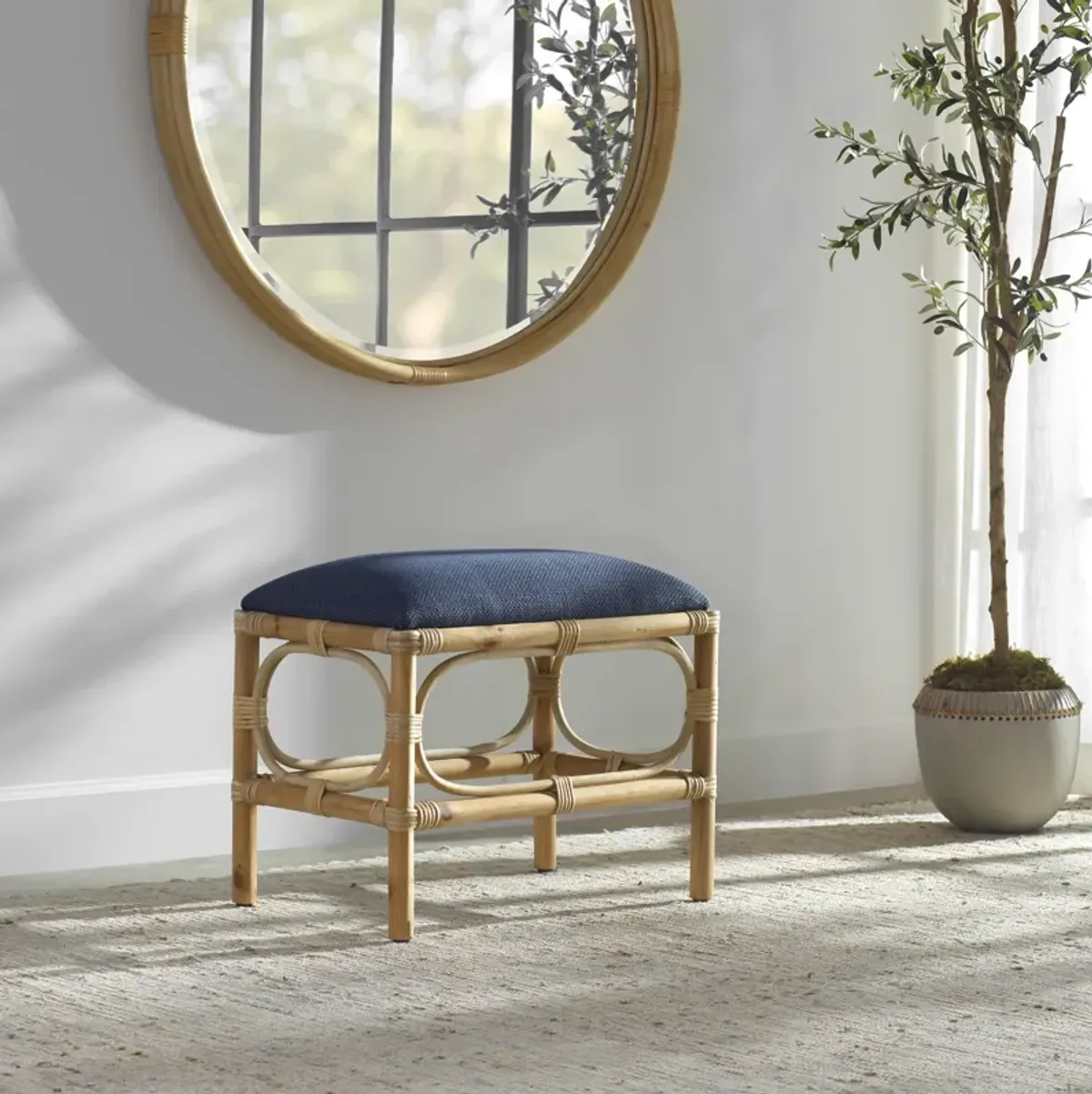 Laguna Small Navy Bench