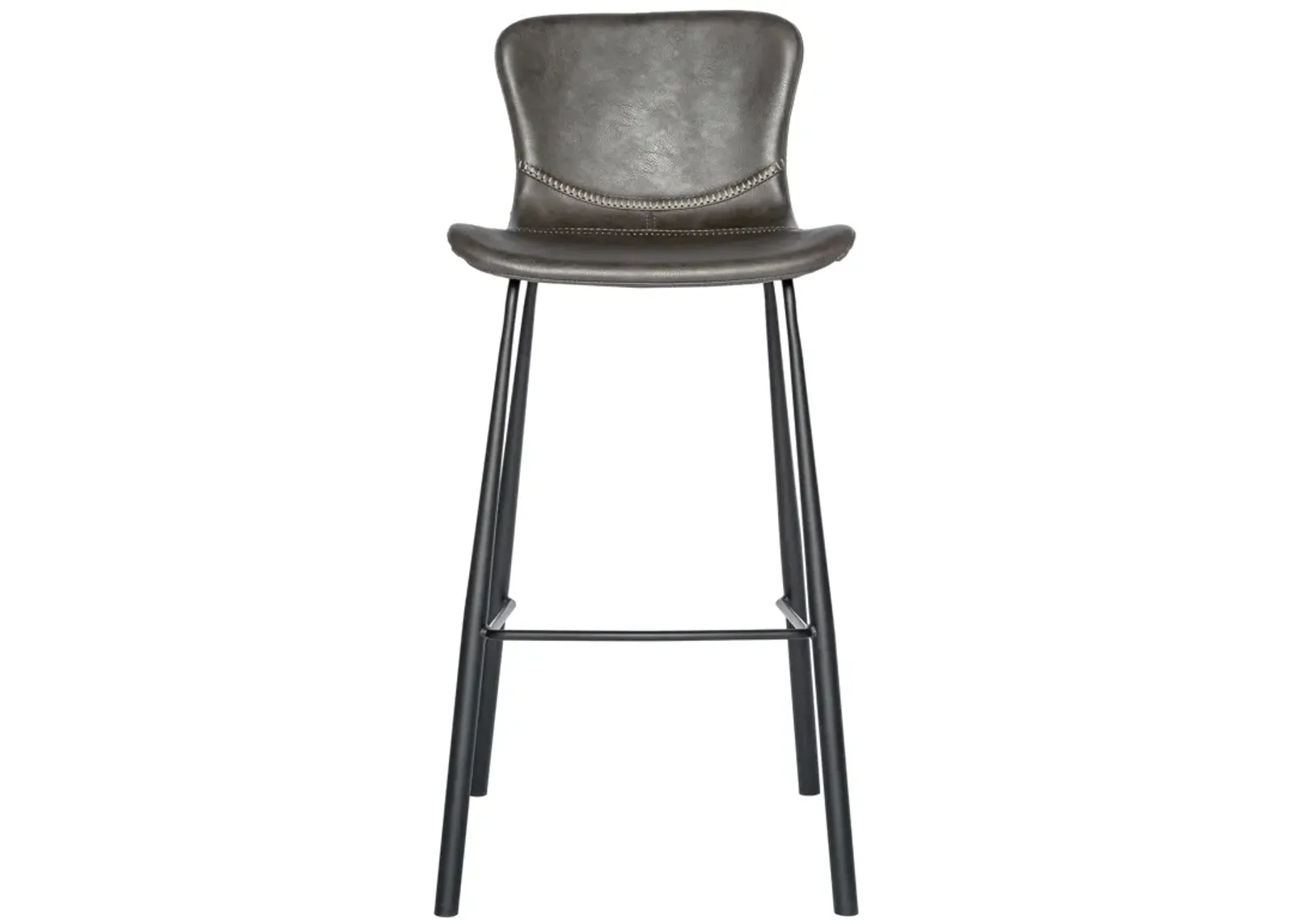 Melody Bar Stool in Dark Gray - Set of 2