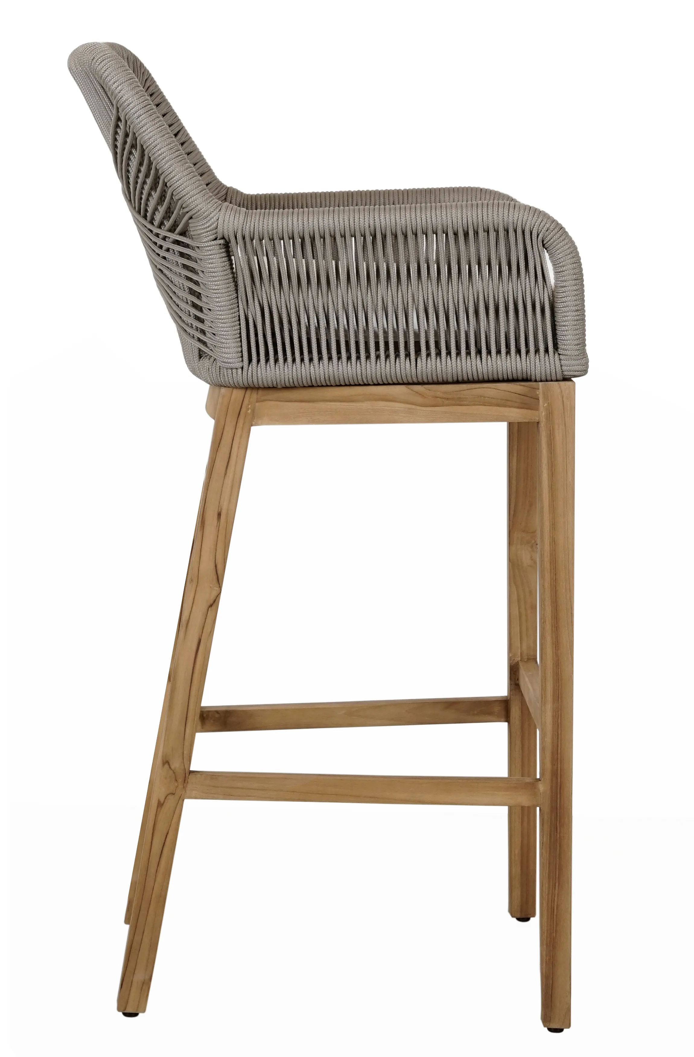 Marley Outdoor Bar Stool Ash Gray