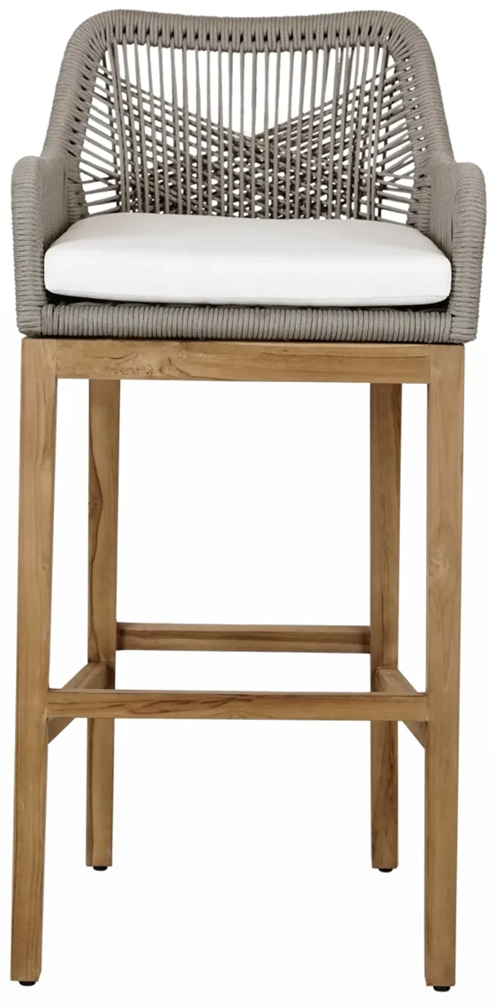 Marley Outdoor Bar Stool Ash Gray