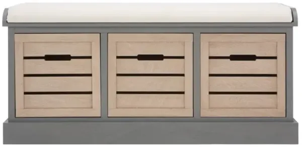 BRIAR 3 DRAWER CUSHION BENCH 