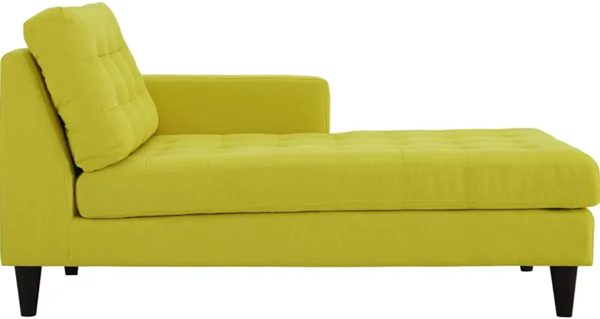 Empress Right-Arm Upholstered Fabric Chaise